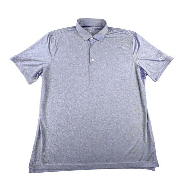 Johnnie-O Golf Polo Shirt XL Light Purple Performance Causal *Logo - Picture 1 of 8